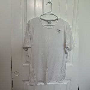 Gymshark White Short Sleeve Tee